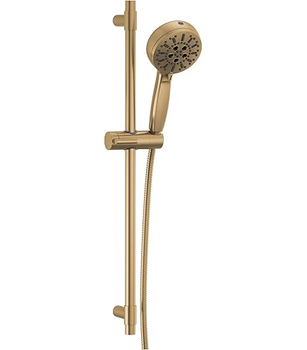 DELTA FAUCET 51559-CZ, Champagne Bronze Slide Bar Hand Shower
